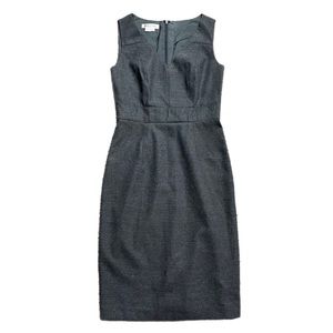 Kay Unger Grey Flannel Sheath Court Office‎ Dress 2